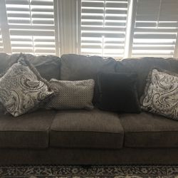 Sofa, Loveseat, Armchair Dark Grey