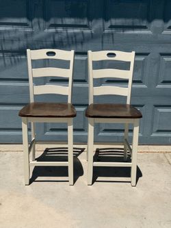 2 Wood Chairs