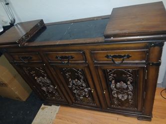 Antique Liquor  Bar  47" L  14"W  36" H