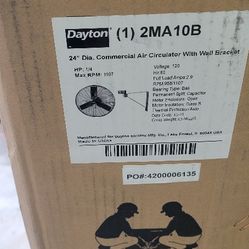 24" Dayton Wall Mount Fan