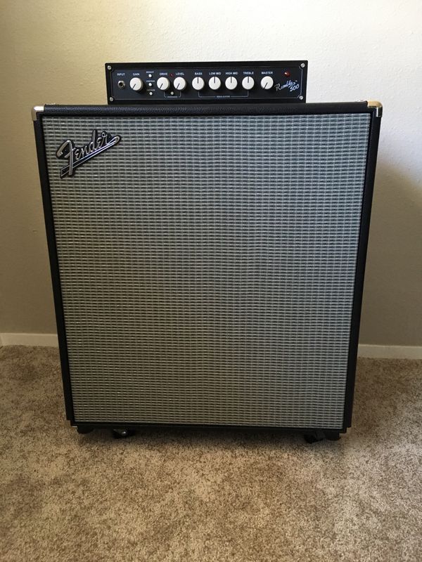 Fender Rumble 500 Head And Fender Rumble 410 Cabinet For Sale In