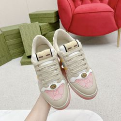 Gucci distressed screener sneaker 