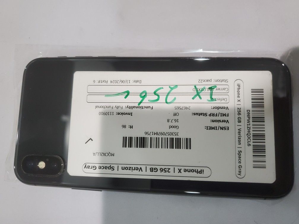 IPhone x 256gb, Unlocked
