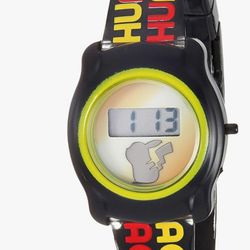 New Pokemon Accutime Kids Pokemon Digital LCD Quartz Watch for Boys, Girls, and Adults All Ages