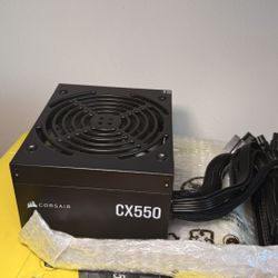 CORSAIR CX550 80 Plus Bronze Non Modular Low-Noise ATX 550 Watt Power Supply