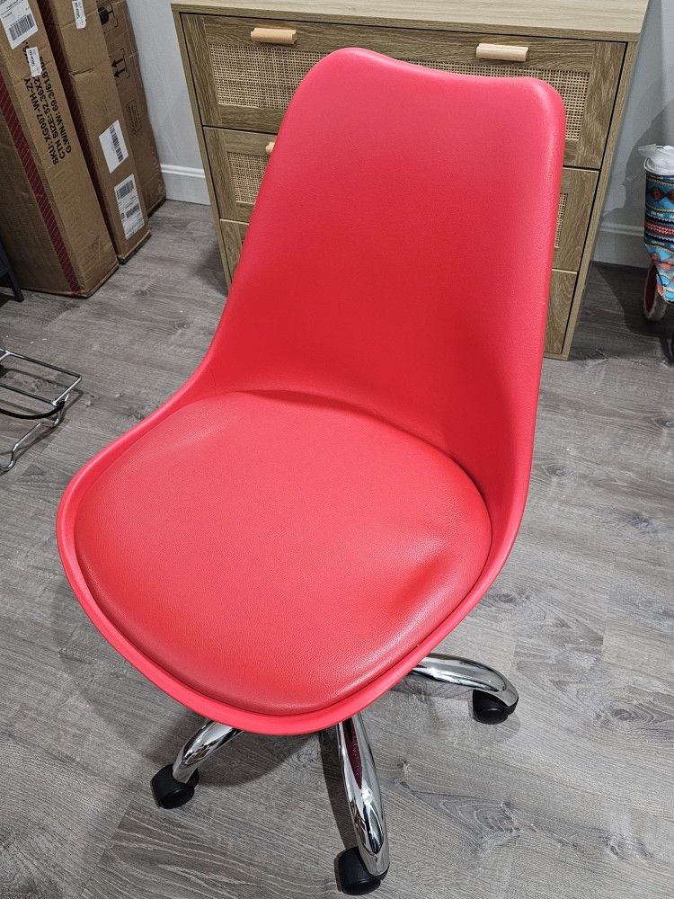 Barely used, like new adjustable desk chair with wheels.