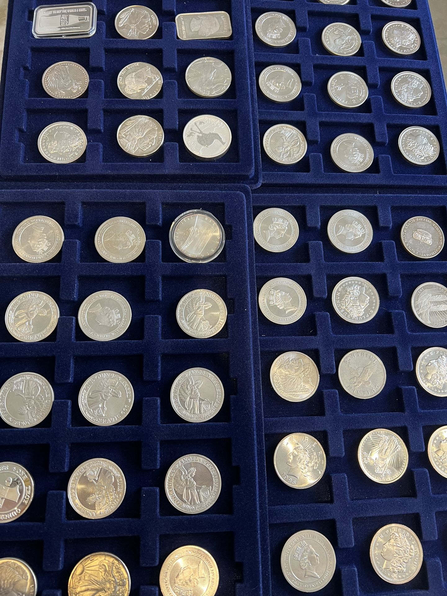 Gold And Silver Rounds And Bars