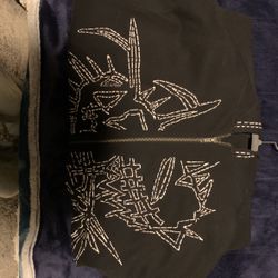 Travis Scott Blackout Zip Up Hoodie