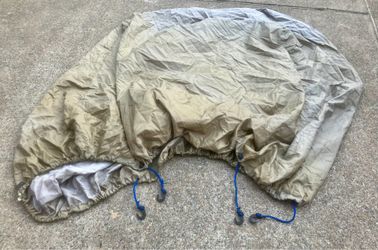 Boat/Car Tarp Cover w/ Shock Cord Hooks
