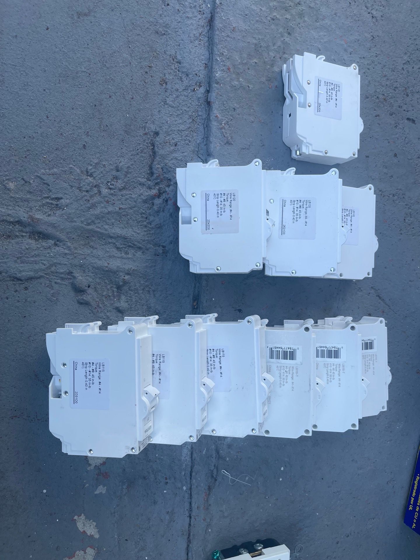 Branch Circuit Breaker, Standard 1-Pole 20 Amp, 120-Volt LB120 /. LB115/ LB115-T Never Used (10 Pieces) $70 Firm on Price