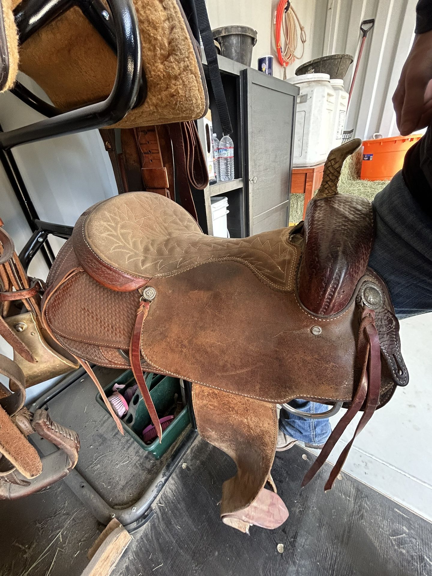 Circle Y Teampenning saddle