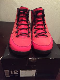 Jordan retro 9 " motorboat jones " size 12