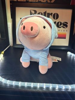 Miniso Plush Pig Penple Toy Koala Hoodie 12" W Tags Excellent Condition VG+