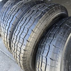 4 used trailer tires  ST235 80R16 westlake super ST $280.00 ALL 4 (1 TIRE FREE)