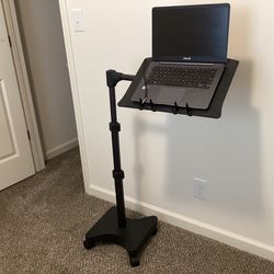 Rolling Laptop Workstation Stand Cart Desk 35 pounds