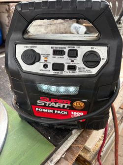 Super Start 1000 Peak Amp AGM Jump Starter / Power Pack – $65