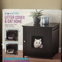 Modern Litter Box Cover / Cat House (Like New!)