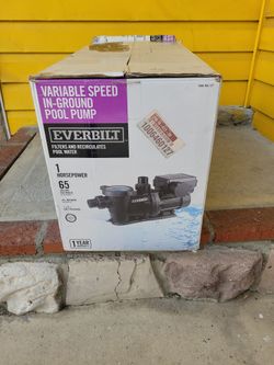 Variable Speed In. Ground Pool Pump