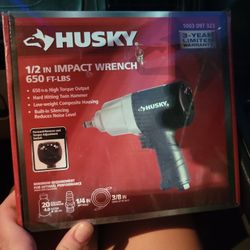 Husky 1/2 Inch IMPACT WRENCH 650 FT-LB 