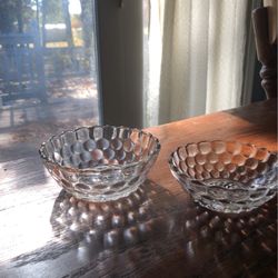 Vintage Anchor Hocking Bubble Glass Bowl 