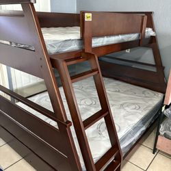 Bunk Bed Frame Size Full/twin 