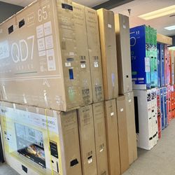 Tv 50-86 $55 Down On Finacing Free Delivery 6 Month Warranty.  $269-$1498