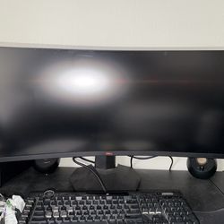 34” curved dell monitor