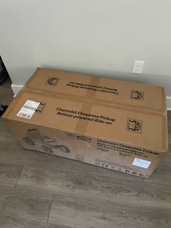 Kids electric Chevy truck (never opened)