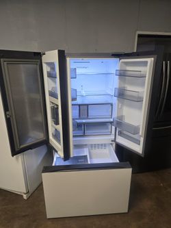 samsung four doors glass door refrigerator.