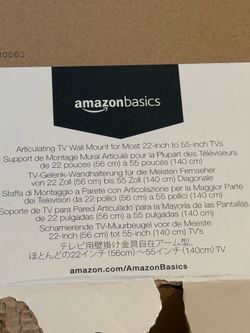 Amazon Basics 55” tv mount