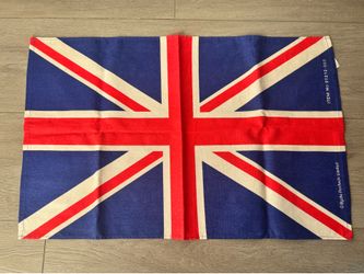 Vintage linen unused British Union Jack tea towel