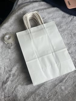 Medium Sized White Gift Bags