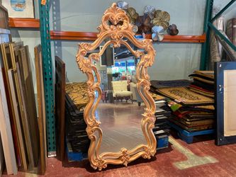 Grandiose Mid-Century Italian Style Wall Mirror