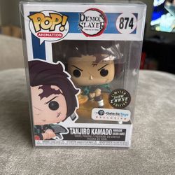 Demon Slayer Funko Pop Tanjiro Kamado Chase GITD Exclusive 