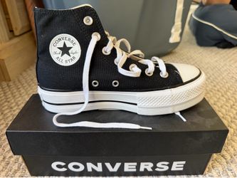 Converse all star platform shoes