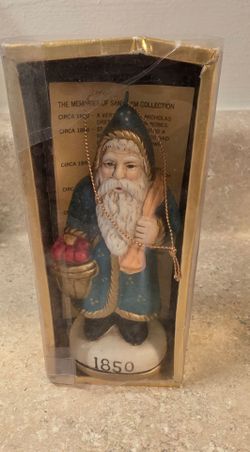 Vintage 1983 Memories of Santa Ornament (Circa 1850) In Box