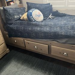 Kids Bed And Night Stand 
