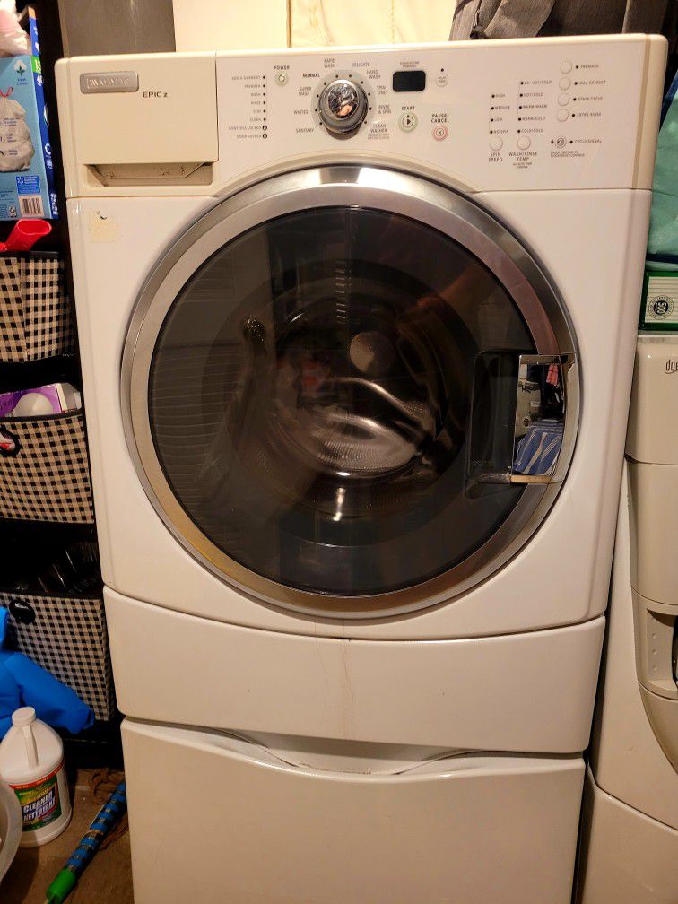  Whirlpool Gas Duet  Dryer & FREE Whirlpool Epic Z washer USED