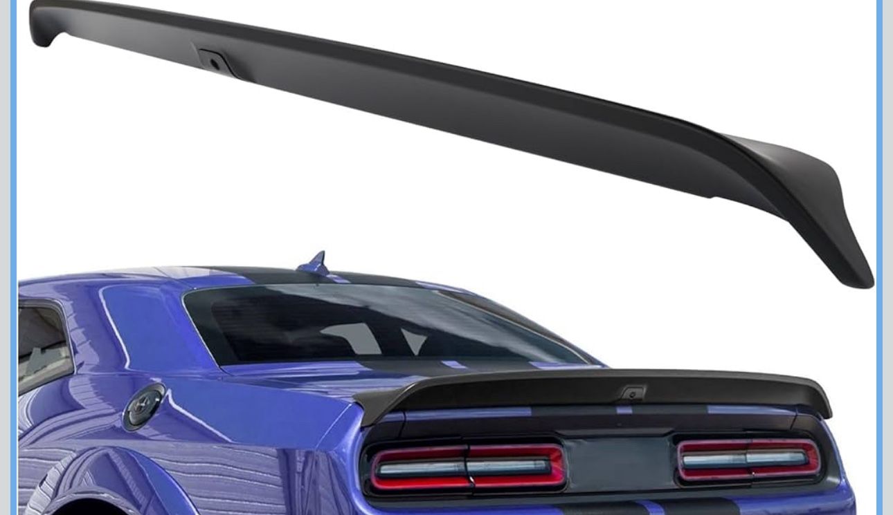 2019-2023 Dodge Challenger OEM Rear Spoiler w/ Camera 6TM51TRMAB