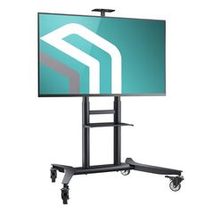 ONKRON Mobile TV Stand on Wheels