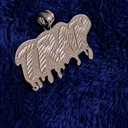10k Gold Trap Pendant 
