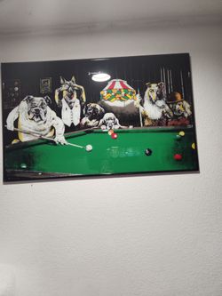 3D vintage quote billiards Haven unquote wall hanging plaque
