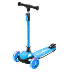 NEW Besrey Light up Scooter Age 3-10, 3 Wheel Battery-Free