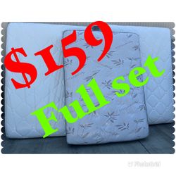 $159 FULL Mattress And Box Spring