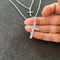 Beautiful Silver Cross Chain