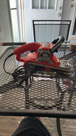 Black And Decker Belt Sander