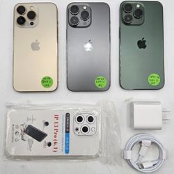 🔥Apple iPhone 13 Pro 128gb🔥Unlocked With Case, Charger And Warranty $330 Each