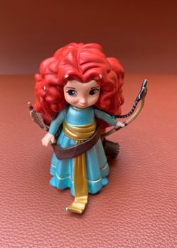 Disney Animators Collection Merida Brave Pixar 3" Mini Figure PVC action figure/Cake Topper