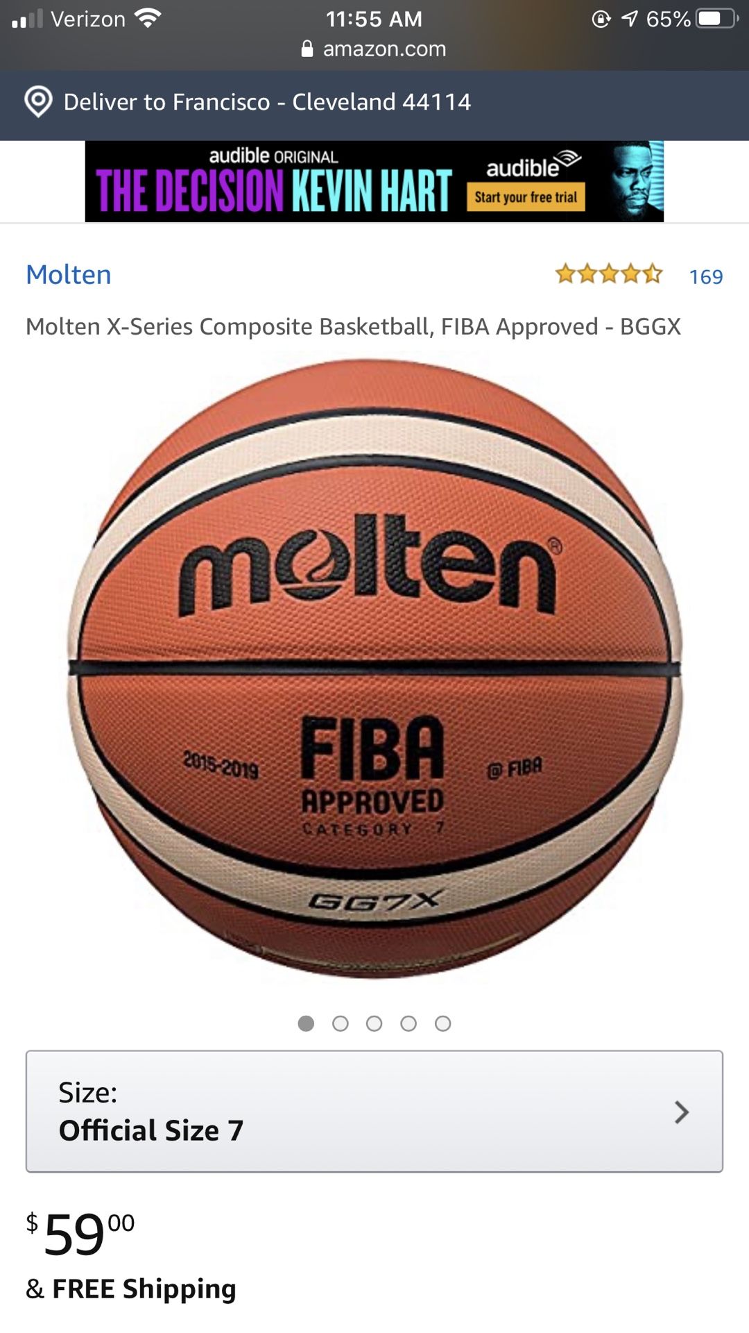 Official Game Basketball