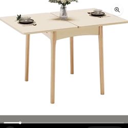 Folding Dinning Table w/ Storage 